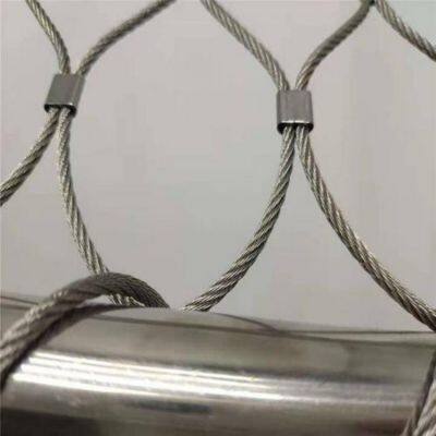 Architectural Grade 304L Stainless Steel Rope Mesh - Plain Weave Design photo-5
