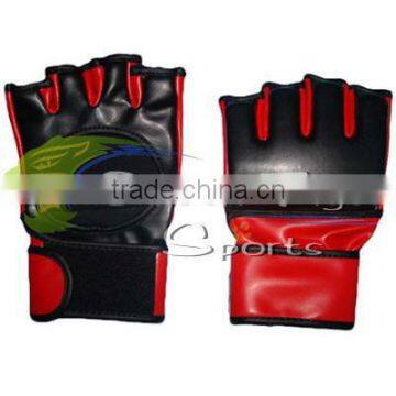 Custom Printed MMA Gloves/Custom Made MMA Gloves/Geniune Leather MMA Gloves