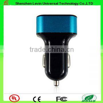 High Quality 5V Fast Speed Car Charger for Iphone 5 6s 3 USB Ports