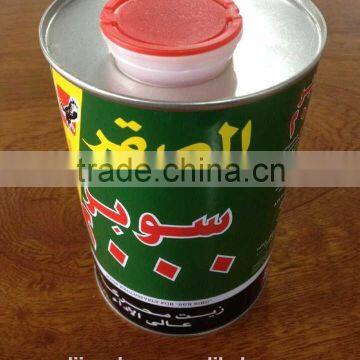 1 Liter printed round metal tin can / aerosol can / plastic tin can lids