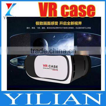 VR Case BOX Google Virtual Reality 3D Glasses Head-mounted 3D Video Movie Game Glasses for iPhone Samsung 3.5-6.0 inch Smart Pho