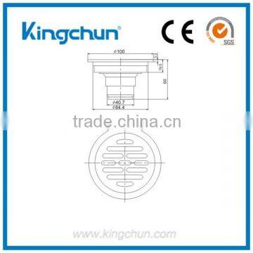 Competitive Price Bathroom Brass Grate Floor Drain photo-2