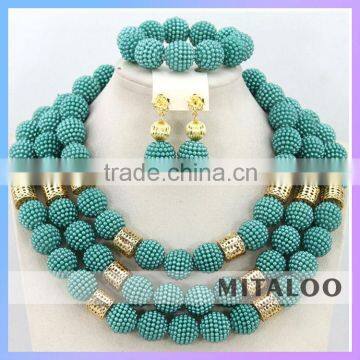 Mitaloo New Arrival Jewelry Set African Beads Jewelry Sets For Wedding Party MT0001 photo-2