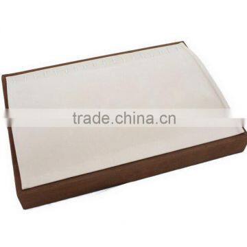 S1363-2 2015 Factory Manufacturer Velvet Jewelry Bracelet Necklace Tray Jewelry Display Tray