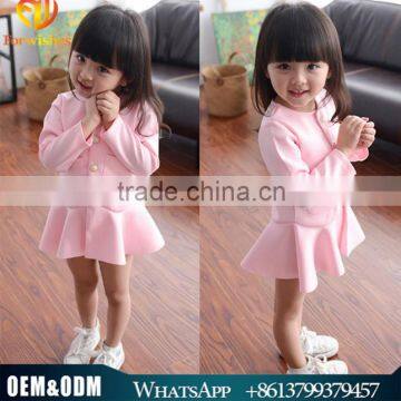 2015 New Arrival Autumn Girl Coat Cartoon Long Sleeve Princess Coat