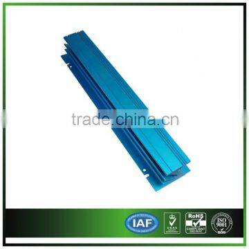 Blue Extruded Aluminum Heatsink for Electrical Equipment