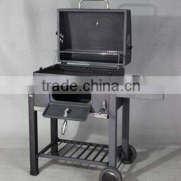 Oversize Big Adjustable Height Charcoal BBQ Grill Patio Barbecue Grill photo-3