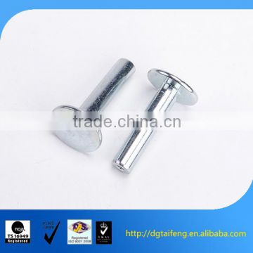 galvanized carbon steel cup head solid rivet