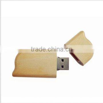 Factory Hotsales Smooth surface wooden 2gb USB Flash drive