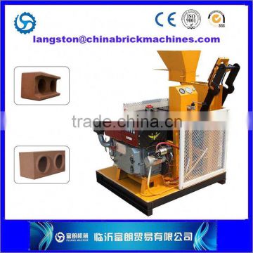 FL1-25 semi-automatic hydraulic interlocking manual brick making machine/how to build earth homes