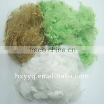 virgin coloured polyester fibre