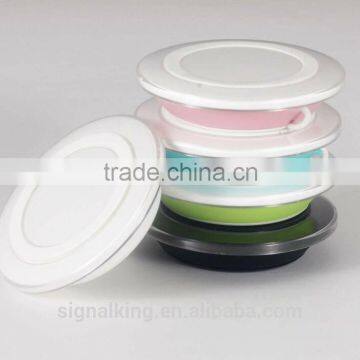 Factory Wholesale Fast Charging QI Wireless Charger Wireless Charger Pad Built In USB Cable For Samsum S6 All Smart Phone photo-6