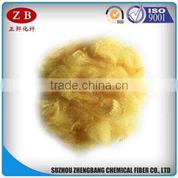 lemon recycled polyester staple fiber synthetic fibers