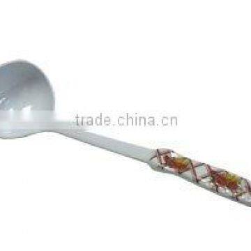 Big White Melamine soup Spoons