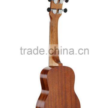 UKU Wholesale 21" Engraving Lovely Soprano Wooden Ukulele With Ukulele Case Bag photo-2
