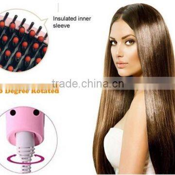 New Design Tourmaline Ceramic Hair Straightener Electric Straight Hair Comb with Lcd display