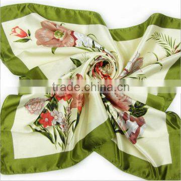 wholesale high quality customizable lady polyster scarf