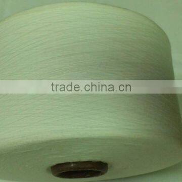 1/34 NE 100% POLYESTER MJS WAXED RAW WHITE YARN ON CONE FOR WEAVING photo-4