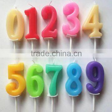 birthday color flame number candle