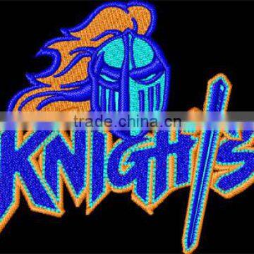 hot sell knight logo Patch/Emblem/Badge/Label