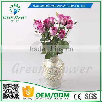 2016 Wholesale PU Latex Artificial Flowers Rose Real Touch Bouquet Weddings Bridal Decorations photo-5