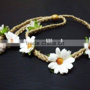 Handmade Rose Daisy Sakura Floral Hair Band Flower Headband Crown Hippy Boho H075