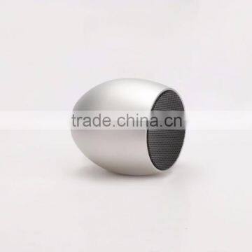 2016 factory price metal powered waterproof Bluetooth speaker box egg portable speaker