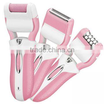 Electric foot Callus remover With Lady Shaver and Epilator 3 in 1 Personal Care Tools