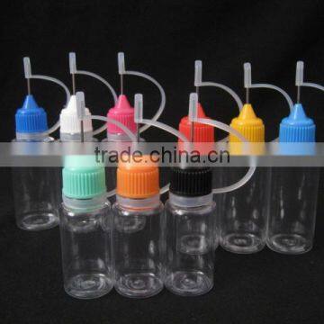 PET dropper bottle with needle cap