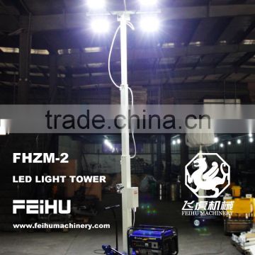 led lamp diesel generator mobile light tower