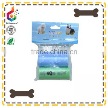 Colourful printing pet waste bag