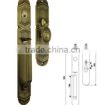 B-FL1311-AB High security and competitive price solid brass handle set