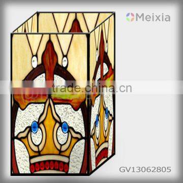 GV13062805 china wholesale tiffany style stained glass vases for home decoration