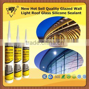 New Hot Sell Quality Glazed Wall Light Roof Glass Silicone Sealant