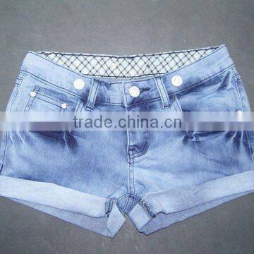 Newest ladies' fashion denim shorts (DS120163)