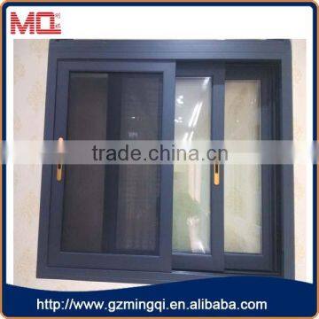 Guangzhou factory aluminium sliding window house window grill design