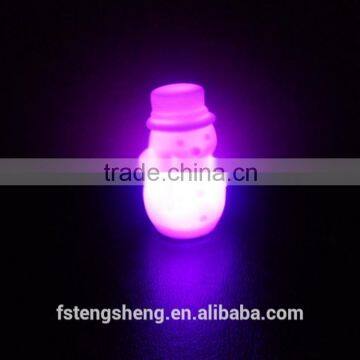 Wholesale Colour Changing Snowman Night Light With Battery for Baby photo-2