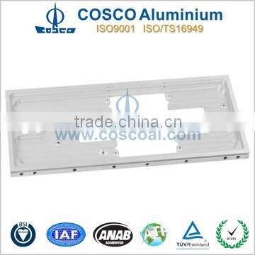 Audio System Aluminium Face Plate With CNC Milling Machining