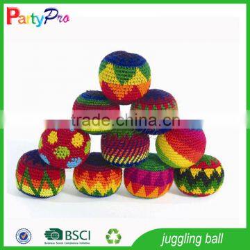 Partypro Chinese Supplier Zhejiang Factory Cotton Thread Wholesale High Quality Kick Ball for Children Juggling Ball photo-3