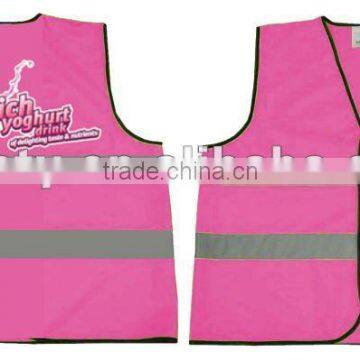 201506230918 hi-viz high visibility reflective Pink Safety Vest