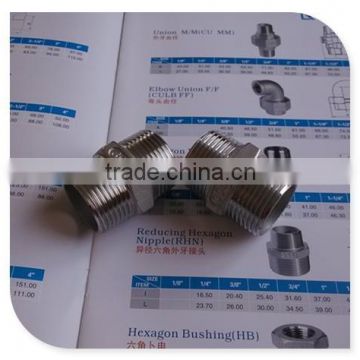 EN10241 standard 304/316 stainless steel BSPT/NPT thread fitting