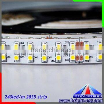 China High Bright Yellow/Purple Color 3528 Led Strip With 2 Double Rows DC24v 240LEDS/M 19.2W Strip photo-6