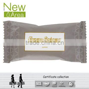 whole sale hotel sachet packed mini soap logo cutomized