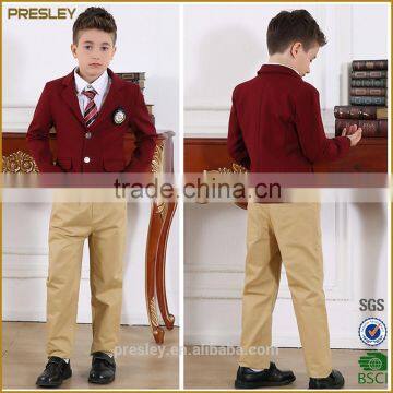 Presley OEM Kids Uniforms for Kindergartenchildren Blouse and Skirt Uniform Children School Blazer photo-4
