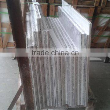 White marble honeycomb panel for exterior cladding-Big size and lightweight