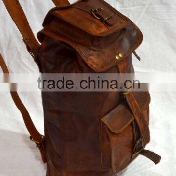 Real Leather Messenger Shoulder Bag Luggage Bag Travel Bag Gym Duffel Bag Shoulder Carry Bag