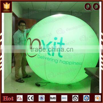 Best price giant inflatable helium ball color changed balloon with light inside