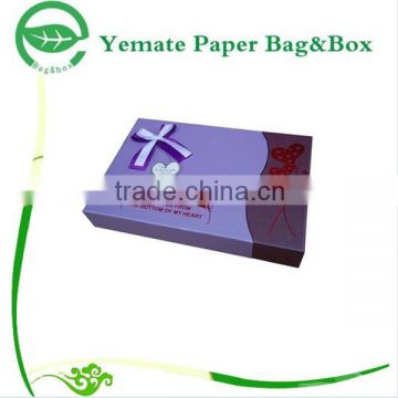 high quality custom printed recycled cardboard paper underwear gift box