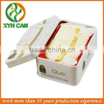 Hot Saling Handmade Kraft Soap Tin Box With Triangle Design