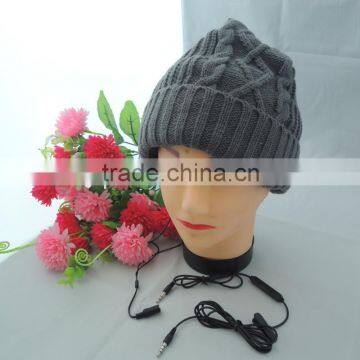 Uneed Winter Music Hat With Headphones, Winter Hats With Pom photo-3